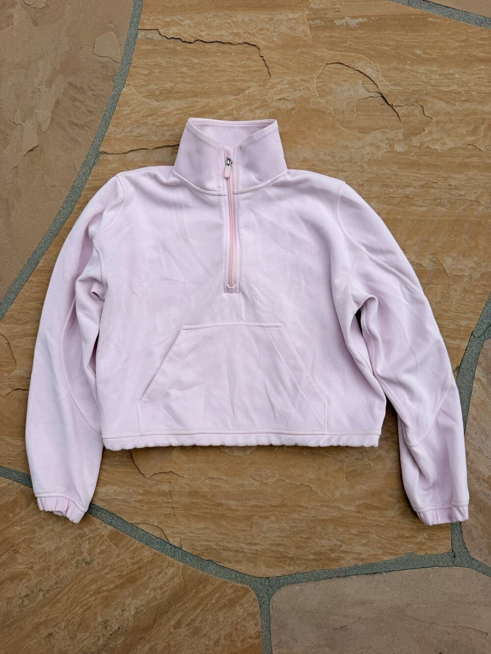 Lululemon Scuba Oversized Half-Zip Hoodie Pink Organza 6